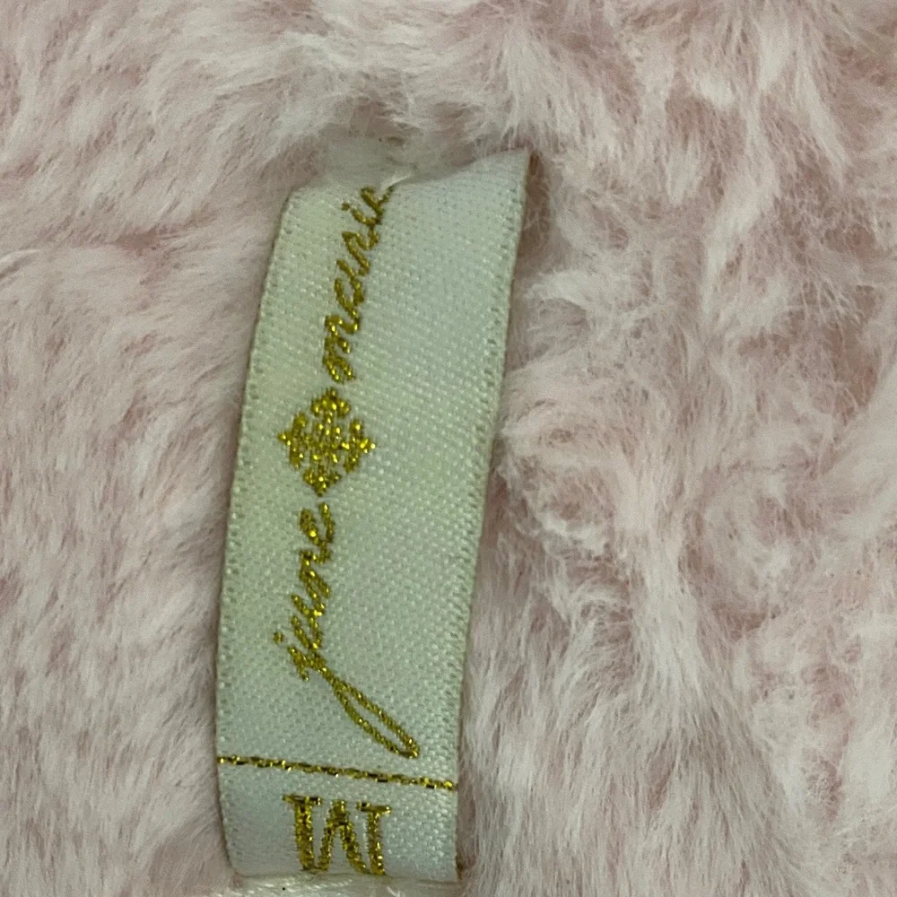 Women's Pink Fuzzy Slippers - Picture 2 of 4